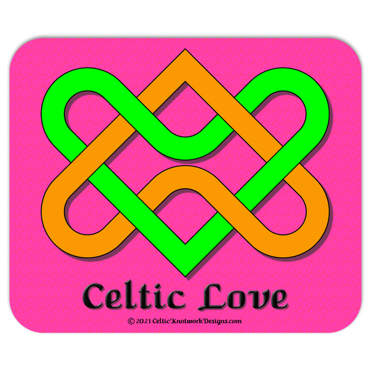 Celtic Love Heart Knot mousepad front