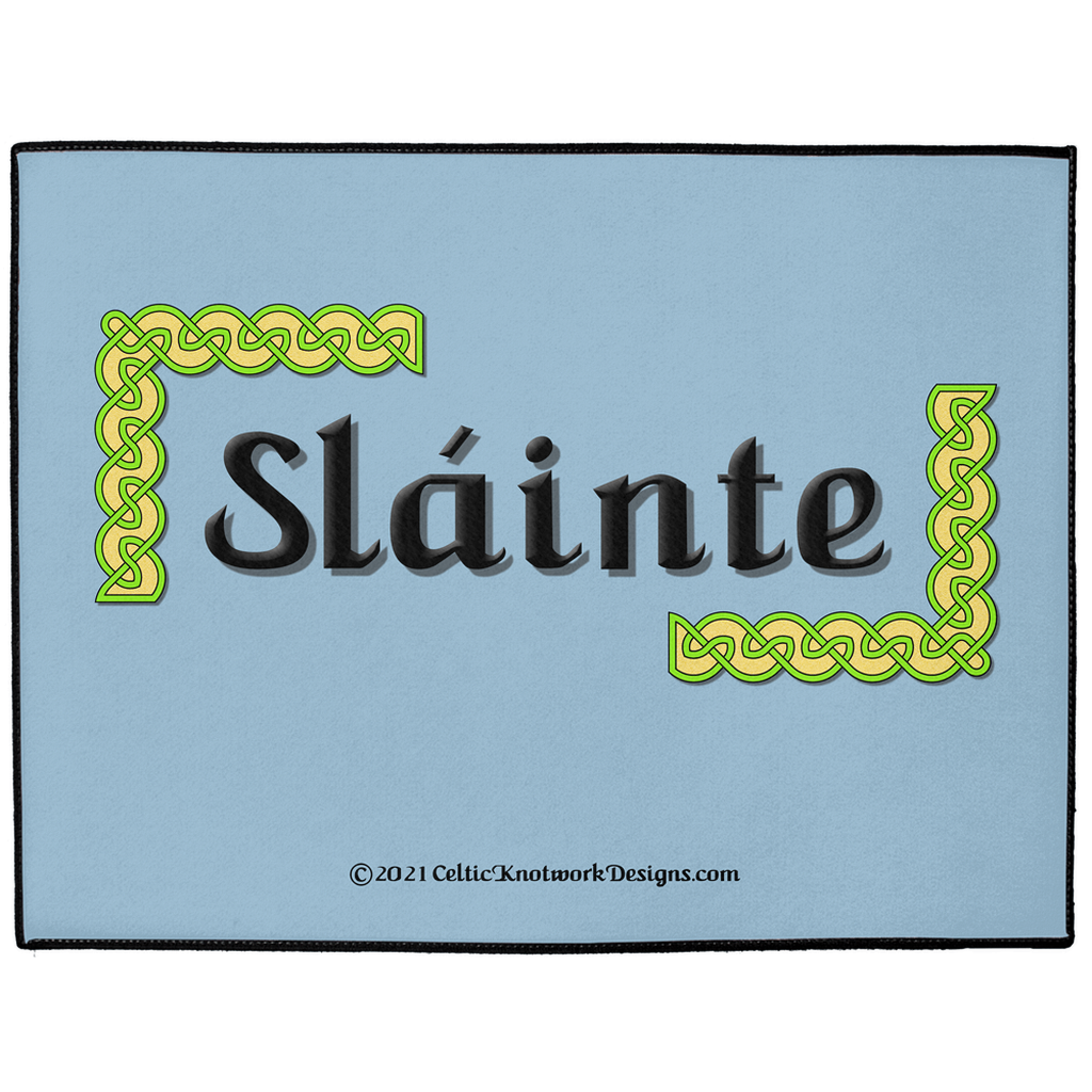 Slainte Celtic Knots 36 x 60 indoor / outdoor floor mat