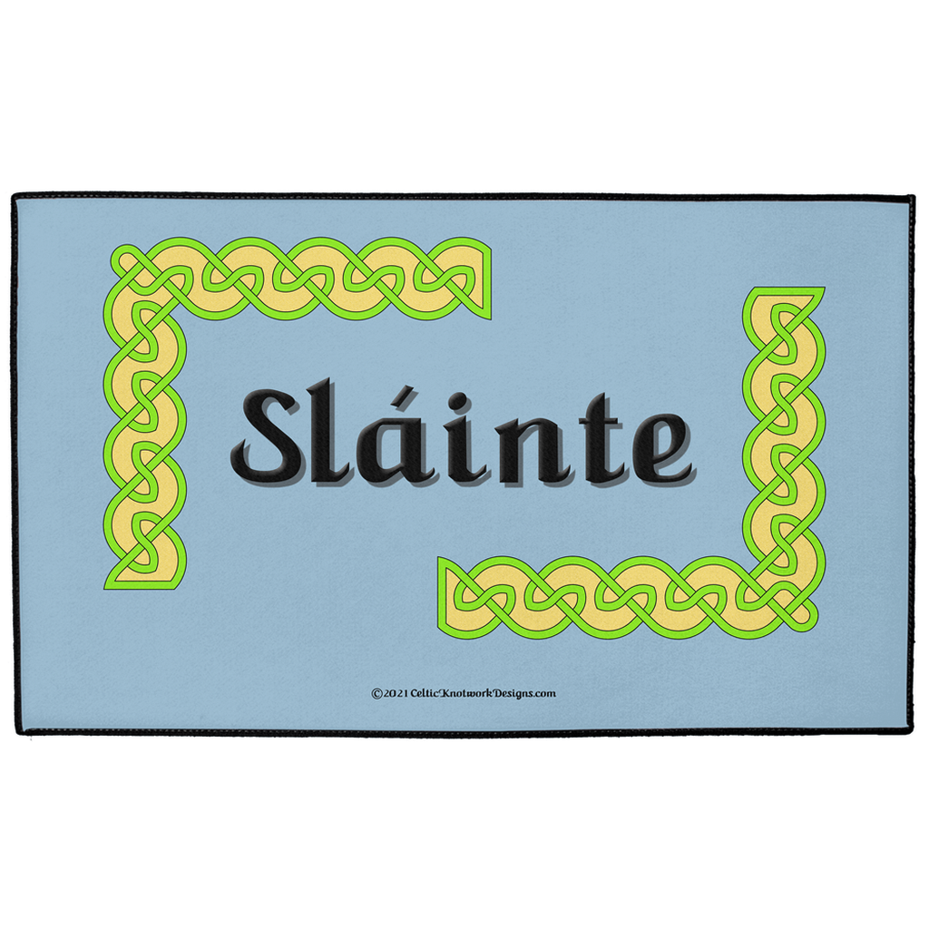Slainte Celtic Knots 18 x 24 indoor / outdoor floor mat