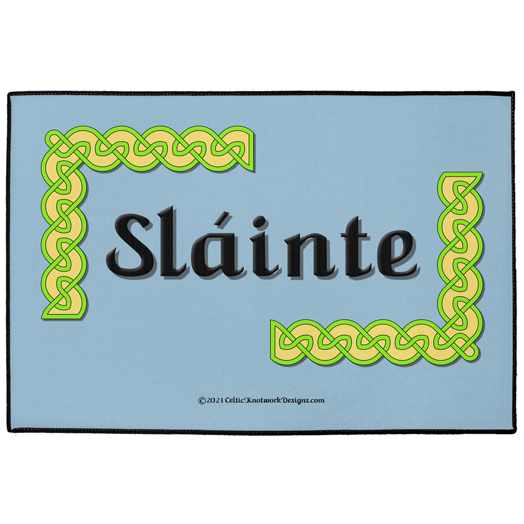 Slainte Celtic Knots 24 x 36 indoor / outdoor floor mat