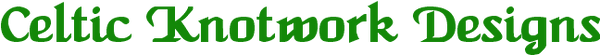 Celtic Knotwork Designs Wordmark Logo 2024
