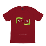 Slainte Celtic Knots red t-shirt size XS-S