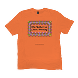 I'd Rather be Knot Working Celtic Knotwork Frame orange T-shirt sizes XL-4XL