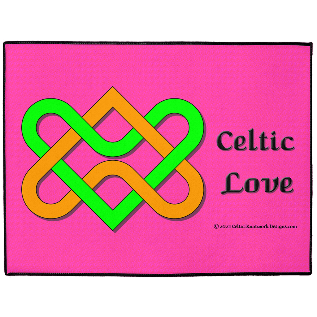 Celtic Love Heart Knot 18 x 24 indoor - outdoor floor mat