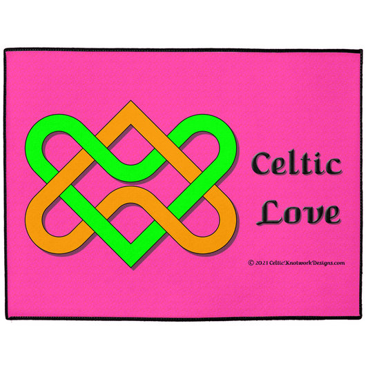 Celtic Love Heart Knot 18 x 24 indoor - outdoor floor mat