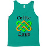 Celtic Love Heart Knot Kelly tank top