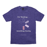 I'm Thinking Something Knotty Celtic Knotwork heather purple T-shirt sizes XS - S