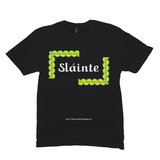Slainte Celtic Knots black t-shirt size M-L