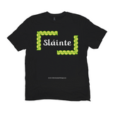 Slainte Celtic Knots black t-shirt