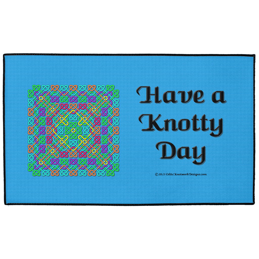 Have a Knotty Day Celtic Knotwork Panel 18 x 24 indoor / outdoor floor mat
