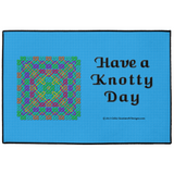 Have a Knotty Day Celtic Knotwork Panel 24 x 36 indoor / outdoor floor mat