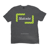 Slainte Celtic Knots heather charcoal t-shirt