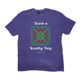 Have a Knotty Day Celtic Knotwork Panel heather purple t-shirts sizes XL-4XL
