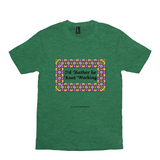I'd Rather be Knot Working Celtic Knotwork Frame heather green T-shirt sizes XS-S