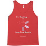 I'm Thinking Something Knotty Celtic Knotwork red tank top sizes XL - 2XL