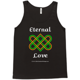 Eternal Love Celtic Heart Knot black tank top sizes XS-L