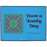 Have a Knotty Day Celtic Knotwork Panel 36 x 60 indoor / outdoor floor mat