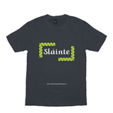 Slainte Celtic Knots charcoal t-shirt size XS-S