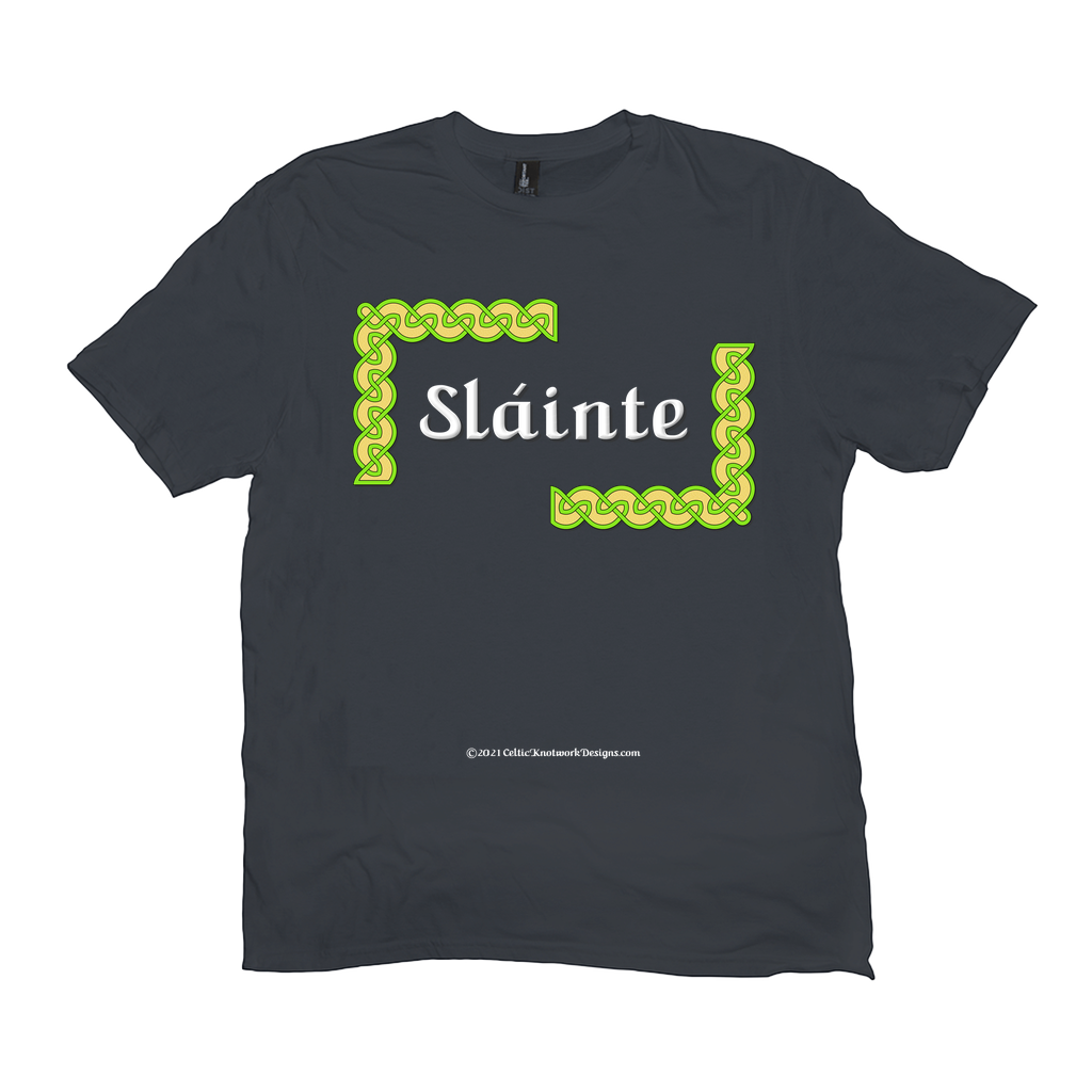 Slainte Celtic Knots charcoal t-shirt