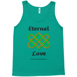 Eternal Love Celtic Heart Knot Kelly tank top