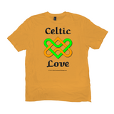 Celtic Love Heart Knot gold T-shirt