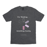I'm Thinking Something Knotty Celtic Knotwork heather charcoal T-shirt sizes XS - S