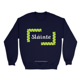 Slainte Celtic Knots navy sweatshirt