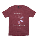 I'm Thinking Something Knotty Celtic Knotwork heather red T-shirt sizes XS - S