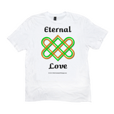 Eternal Love Celtic Heart Knot white t-shirt