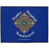 Public Display of Knottiness Celtic Knotwork Frame 36 x 60 indoor / outdoor floor mat