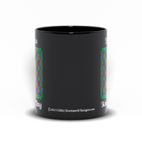 Have a Knotty Day Celtic Knotwork Panel 11 oz. black coffee mug front